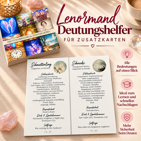 Lenormand Deutungshelfer Zusatzkarten