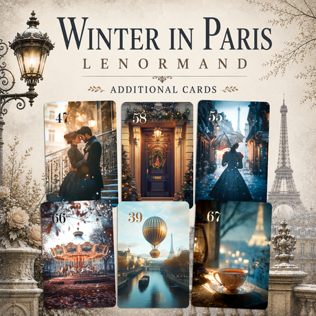 Winter in Paris Lenormand Zusatzkarten